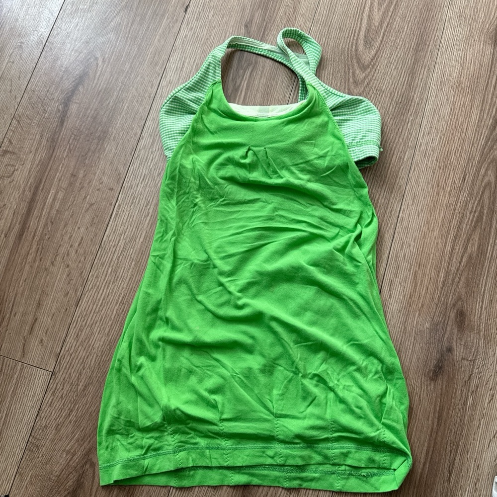 Lululemon Athletica Lime Green Tank Top